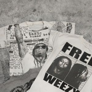 Lil' Wayne Merch Shirts (Size: S)